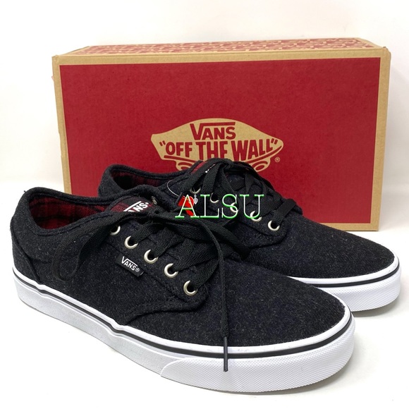 Vans Other - VANS 🔥SALE!🔥 Atwood Plaid Black Wood Men’s Sneakers Size 10 VN0A0015G2DN